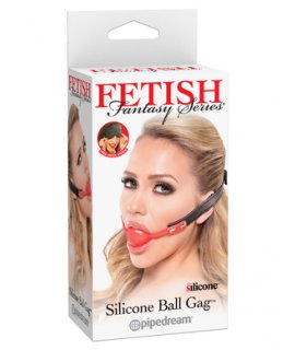 Кляп- шарик Silicone Ball Gag силиконовый красный