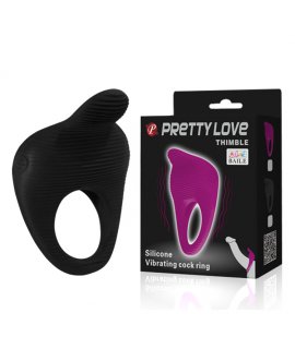 Эрекционное кольцо Vibrating Ring со стимулятором клитора, с вибрацией