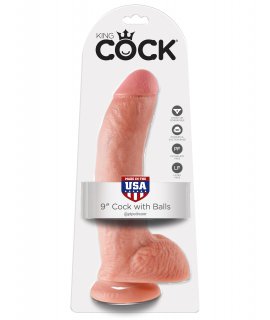 Фаллоимитатор на присоске 9 Cock with Balls