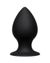 Kink - Ace - Silicone Plug - 3- Black Анальная пробка