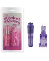 ВИБРОМАССАЖЁР "ROCKET TICKLERS BUNNY VIBE" фиолетовый, TPE