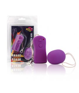 ВИБРОЯЙЦО С ДИСТАНЦИОННЫМ УПРАВЛЕНИЕМ "VIBRATOR MINI" цвет фиолетовый D 30 мм