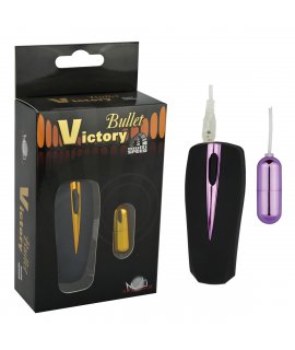 ВИБРОЯЙЦО "VICTORY BULLET"  металлик, ABS