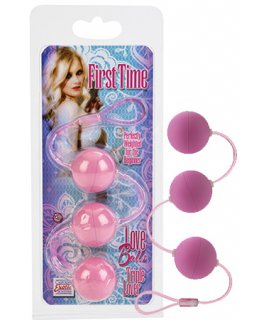 Вагинальные шарики First Time Love Balls Triple Lover - Pink