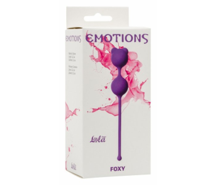 ВАГИНАЛЬНЫЕ ШАРИКИ EMOTIONS FOXY PURPLE