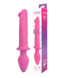 СТИМУЛЯТОР, L 230 мм D 35x39 мм, цвет розовый