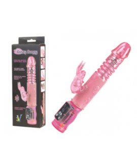 Вибромассажер - ротатор с поступ. движ., со стимул. клитора, TPR