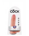 Фаллоимитатор с мошонкой 7" (17,8см) COCK WITH BALLS на присоске телесный