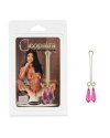 Зажимы для половых губ Cleopatra Collection Clitoral Jewelry с кристаллами фиолетовые