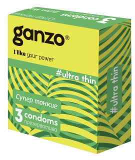 GANZO Ultra thin (3 шт) (Ультра тонкие)