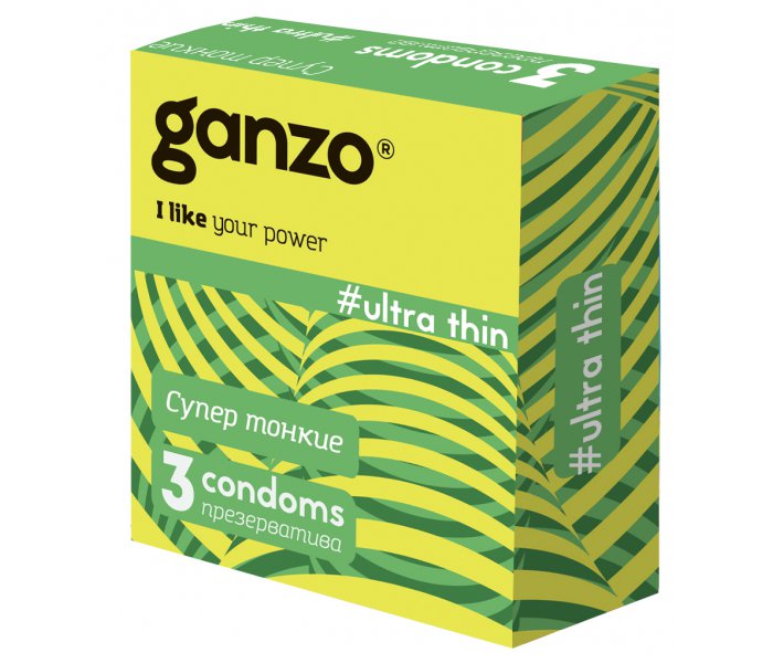 GANZO Ultra thin (3 шт) (Ультра тонкие)