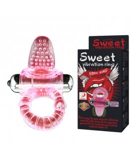 Эрекционное кольцо Sweet vibration ring с вибрацией