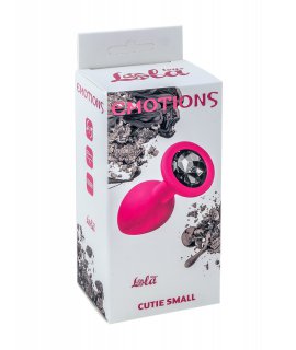 АНАЛЬНАЯ ПРОБКА EMOTIONS CUTIE SMALL PINK BLACK CRYSTAL