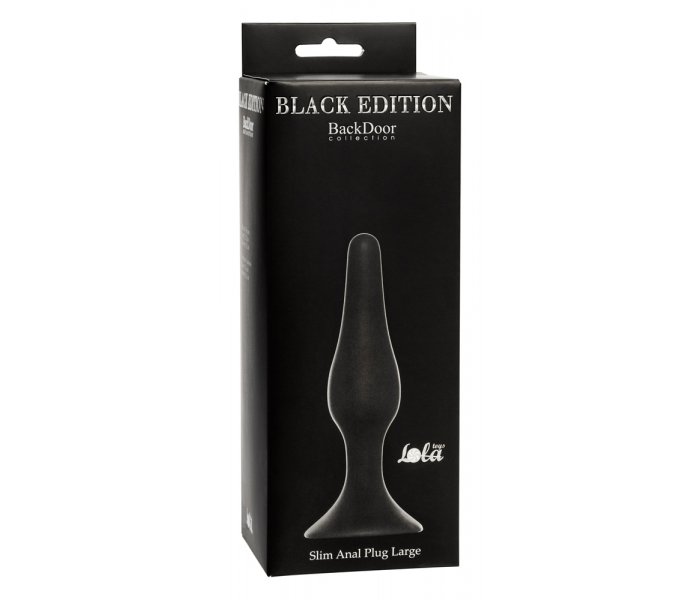 АНАЛЬНАЯ ПРОБКА SLIM ANAL PLUG LARGE BLACK