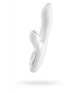 ВИБРАТОР SATISFYER PRO G-SPOT RABBIT, С ВАКУУМ-ВОЛНОВЫМ БЕСКОНТАКТНЫМ СТИМУЛЯТОРОМ КЛИТОРА