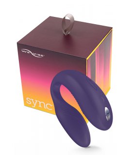 Электровибромассажер We-Vibe Sync Purple-Фиолетовый, на радиоуправлении