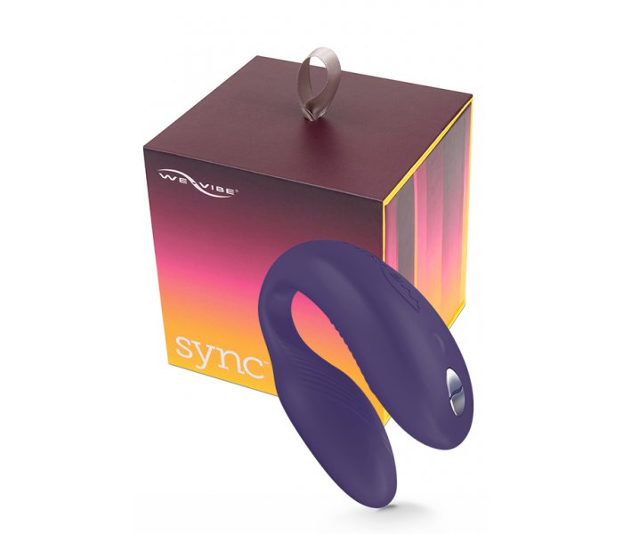 Электровибромассажер We-Vibe Sync Purple-Фиолетовый, на радиоуправлении