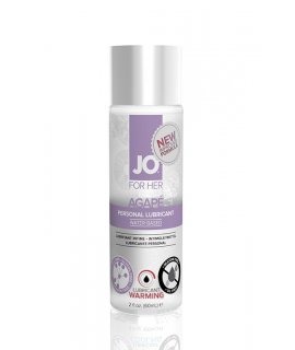 Возбуждающий легкий гипоаллергенный лубрикант JO AGAPE WARMING, 2 oz (60 мл)