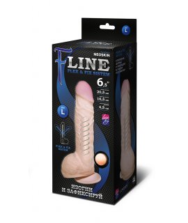 ФАЛЛОИМИТАТОР "F" LINE НА ПРИСОСКЕ, L 205 мм D 45