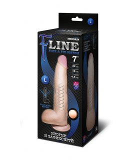 ФАЛЛОИМИТАТОР "F" LINE НА ПРИСОСКЕ, L 220 мм D 45