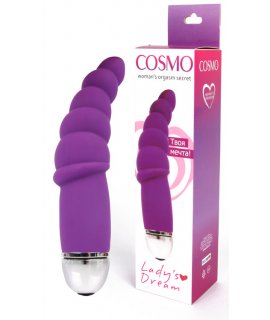 ВИБРОМАССАЖЁР 20 режимов вибрации, L 145 мм D 25 мм, цвет фиолетовый