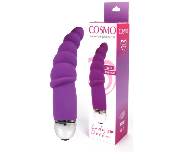 ВИБРОМАССАЖЁР 20 режимов вибрации, L 145 мм D 25 мм, цвет фиолетовый