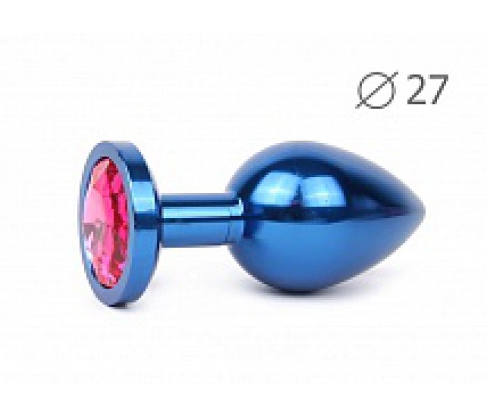 BLUE PLUG SMALL (втулка анальная), L 70 мм D 27 мм, вес 60г