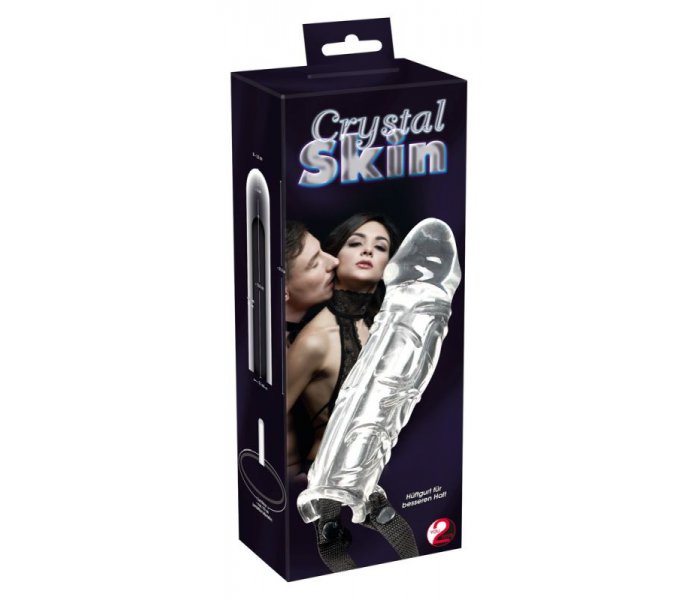 Насадка прозрачная на ремешках Penis Sleeve