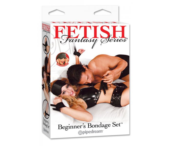 Набор для бондажа черный Fetish Fantasy Series Beginner's Bondage Set