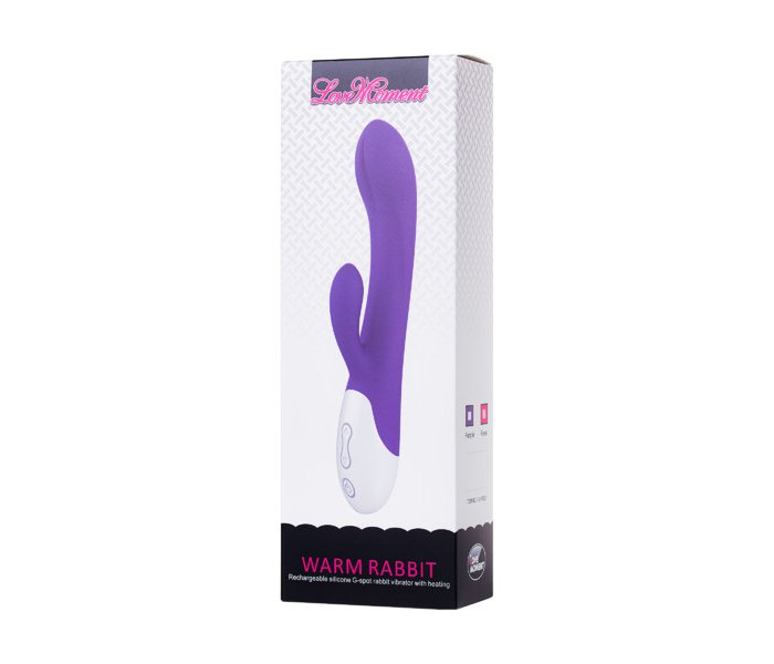 НЕРЕАЛИСТИЧНЫЙ ВИБРАТОР LOVEMOMENT С ПОДОГРЕВОМ, СИЛИКОН, РОЗОВЫЙ, 22 СМ