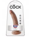 Фаллоимитатор на присоске загорелый King Cock 7