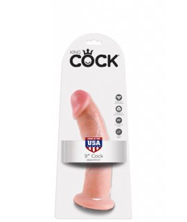 Фаллоимитатор 9" (22,9см) COCK на присоске телесный