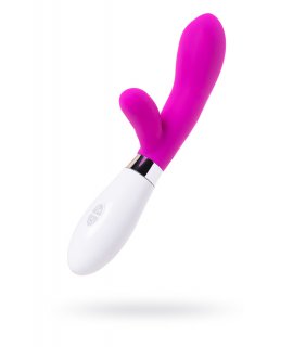 ВИБРАТОР С КЛИТОРАЛЬНЫМ СТИМУЛЯТОРОМ TOYFA A-TOYS MADY , СИЛИКОН, РОЗОВЫЙ, 20,4 СМ