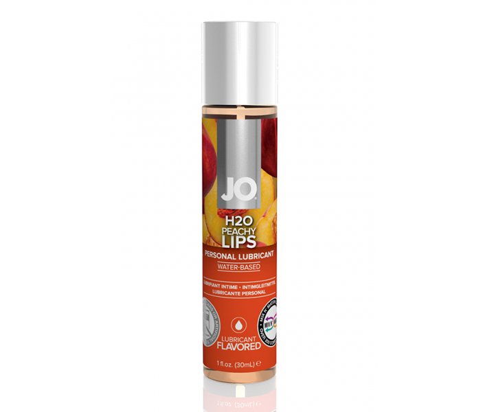 Ароматизированный лубрикант Персик на водной основе JO Flavored Peachy Lips 1oz (30 мл)