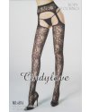 4816 Чулки с поясом “CindyLove” черные , OS, Black