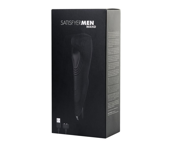 МАСТУРБАТОР НЕРЕАЛИСТИЧНЫЙ SATISFYER MEN WAND , СИЛИКОН, ЧЁРНЫЙ, 20 СМ