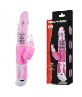 Вибромассажер ротатор со стимулятором клитора