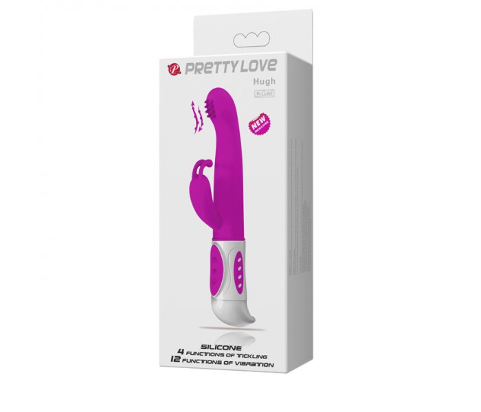 Вибромассажер  со стимулятором клитора, 30 ф-ций