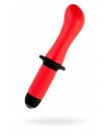 АНАЛЬНЫЙ СТИМУЛЯТОР BLACK & RED BY TOYFA С ВИБРАЦИЕЙ, ВОДОНЕПРОНИЦАЕМЫЙ, СИЛИКОН, КРАСНЫЙ