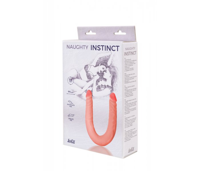 ДВУСТОРОННИЙ ФАЛЛОИМИТАТОР NAUGHTY INSTINCT