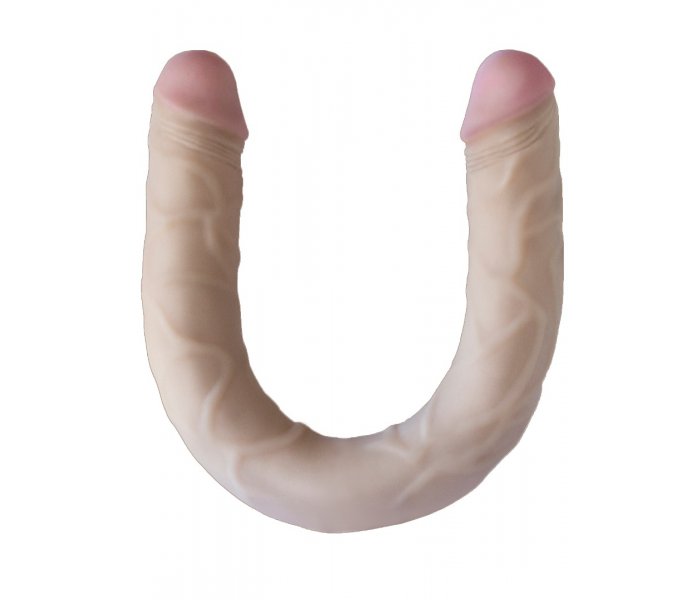 ФАЛЛОИМИТАТОР ДВУХСТОРОННИЙ В ЛАМИНАТЕ L 560 мм, D 50 мм, киберкожа