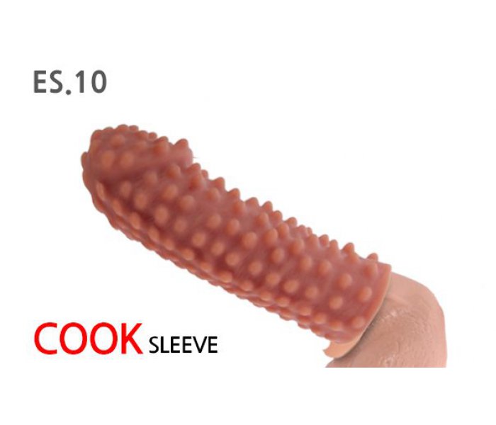 Насадка на фаллос с бугорками размер М, Cock Sleeves ES.010-L