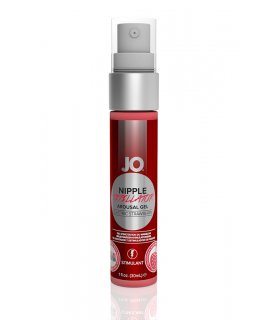 Возбуждающий гель JO® Nipple Titillator Снежная клубника (Electric Strawberry) - 30 мл.