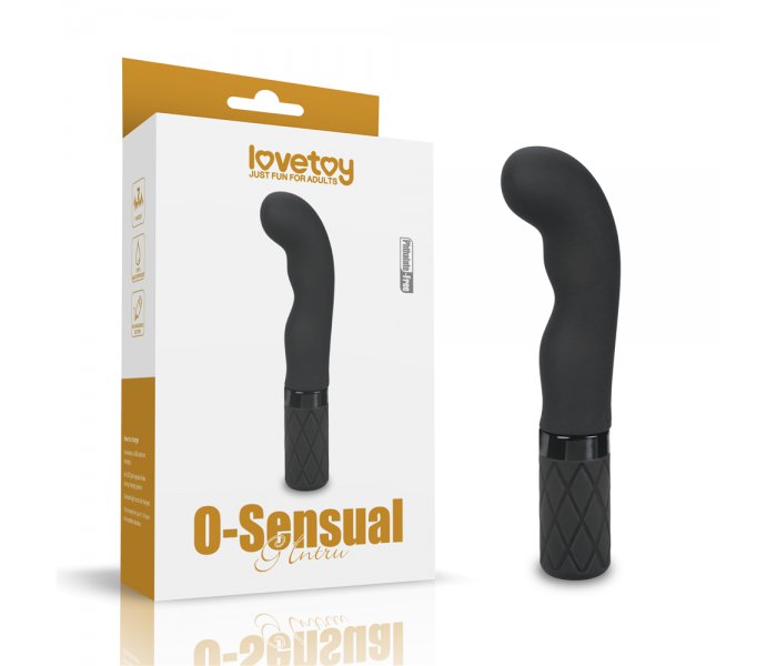 Вибромассажер перезаряжаемый Lovetoy "O-Sensual G Intru", Black