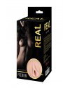 Реалистичный односторонний мастурбатор Real Women Dual Layer с двойной структурой 15,5х8,