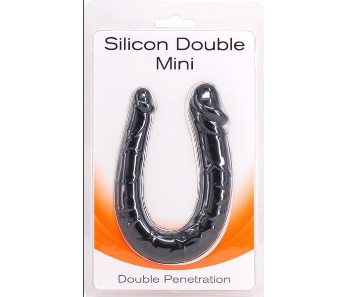 Двусторонний минифаллоимитатор Silicon Double Mini