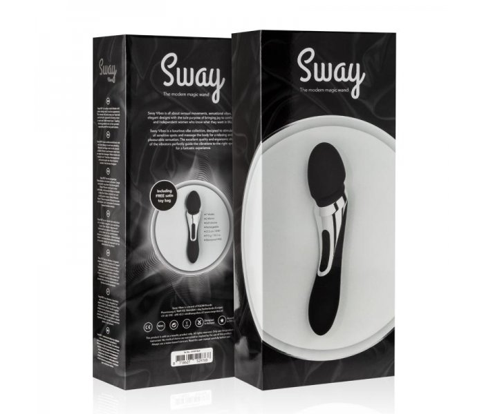 Универсальный вибромассажер Sway Vibes Wand Vibrator - Black