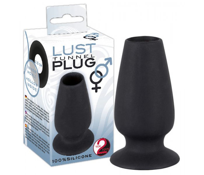 Анальная пробка полая Lust Tunnel Plug