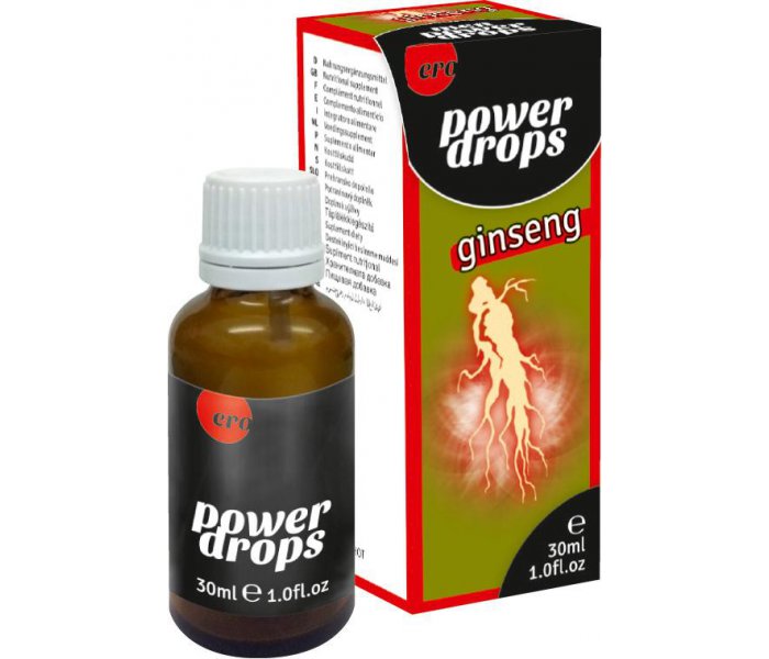 77107 Капли возбуждающие для мужчин Hot Power Drops Ginseng