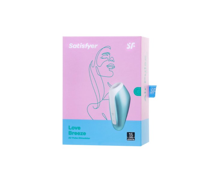 ВАКУУМ-ВОЛНОВОЙ БЕСКОНТАКТНЫЙ СТИМУЛЯТОР КЛИТОРА SATISFYER LOVE BREEZE, СИЛИКОН